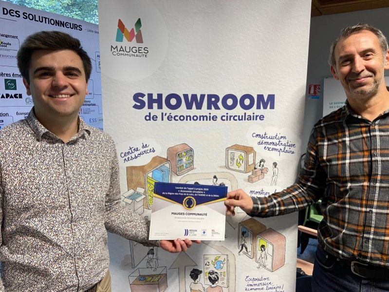 // MAUGES COMMUNAUTÉ, LAURÉATE POUR SON SHOWROOM DE L’ÉCONOMIE CIRCULAIRE //